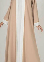 Elegant  Baby pink abaya dress 3 piece open front for daily life