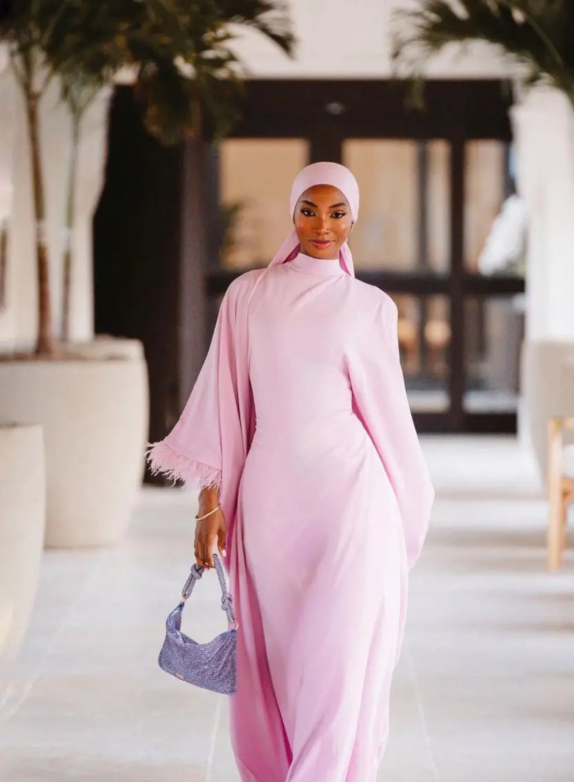 NADA PINK ABAYA ONLINE