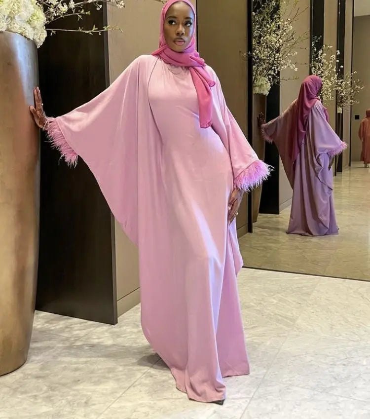 NADA PINK ABAYA ONLINE