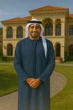 NAVY BLUE THOBE EMIRATI KANDURA