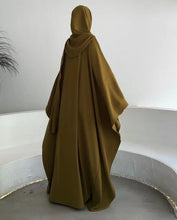 Olive Abaya With Hijab – Subtle Sophistication .The perfect blend of comfort and coverage. ABAYA ONLINE