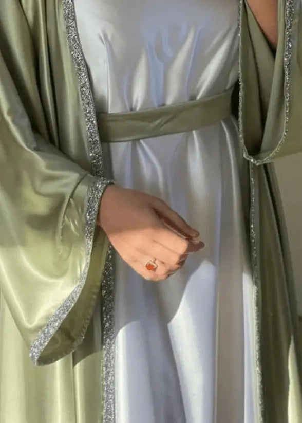 OLIVE GREEN ABAYA ONLINE