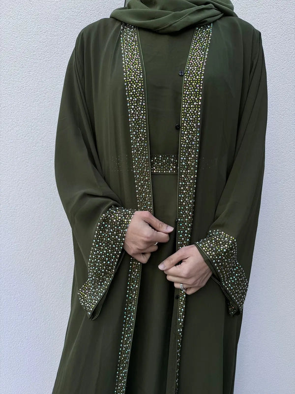 JAWARIA OLIVE ABAYA ONLINE