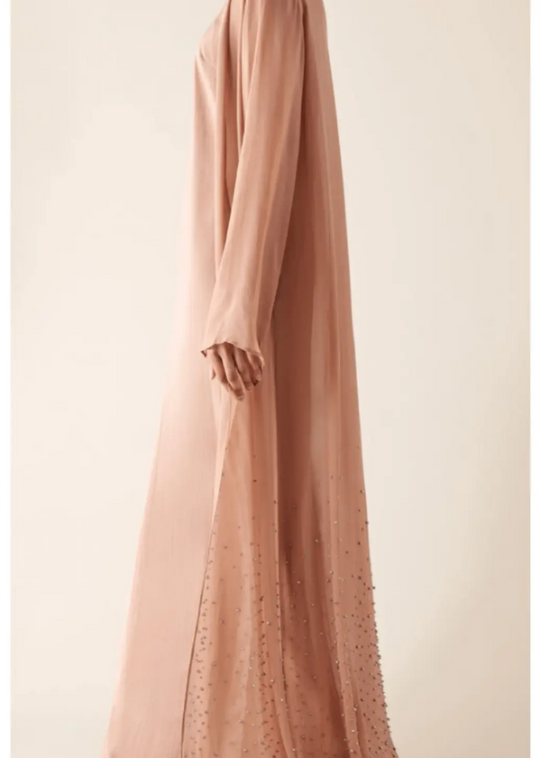 PEARLY BROWN ABAYA ONLINE DUBAI