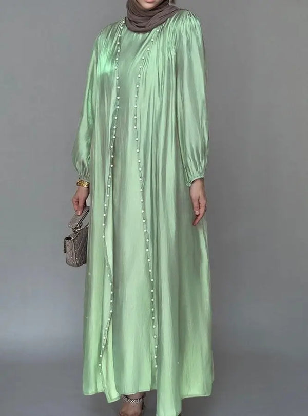 PEARLY GREEN ABAYA ONLINE