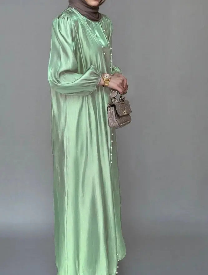 PEARLY GREEN ABAYA ONLINE