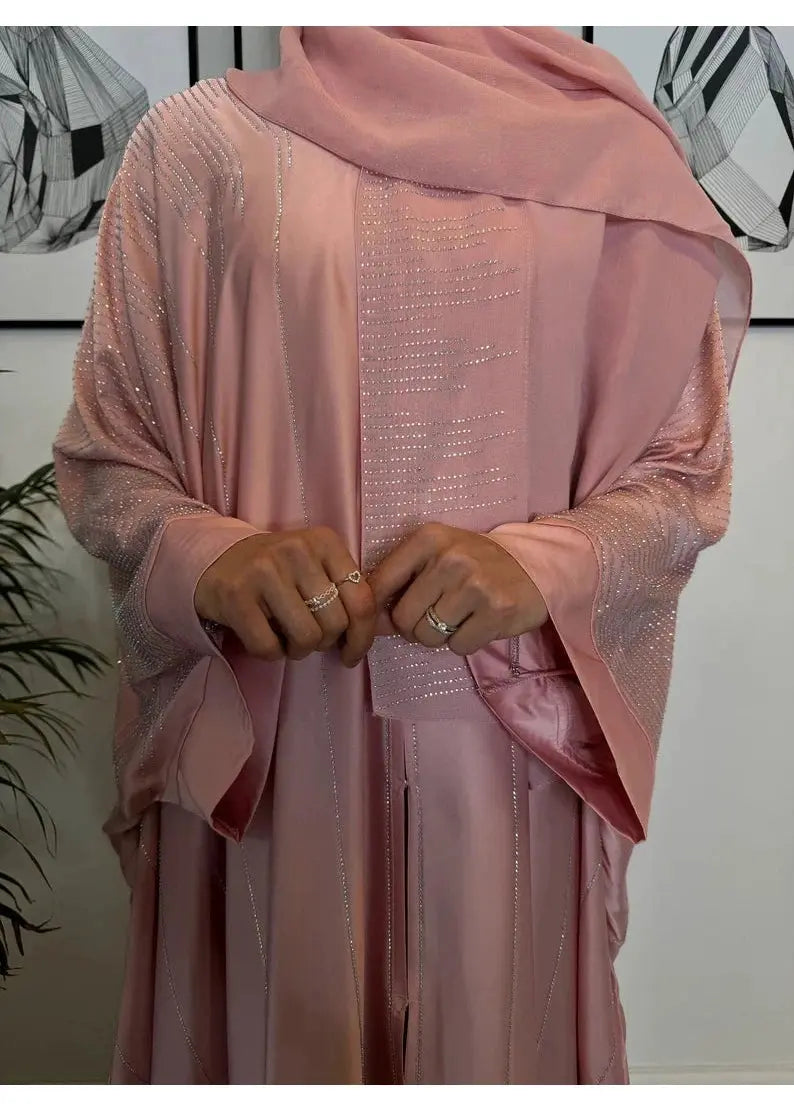 HAIRA PINK ABAYA ONLINE