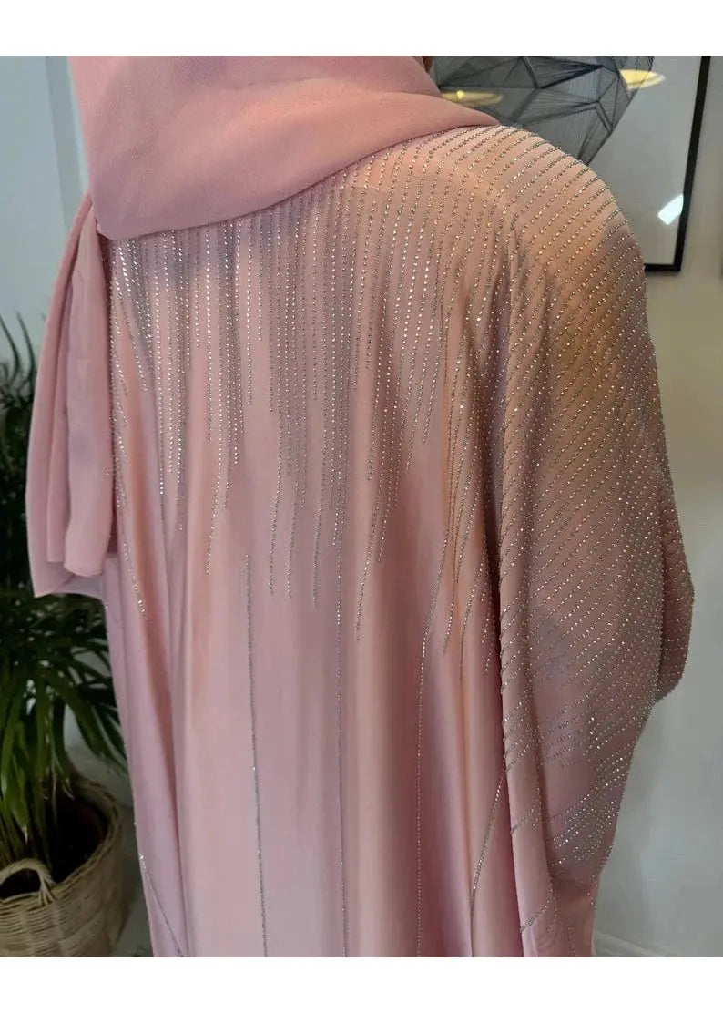 HAIRA PINK ABAYA ONLINE
