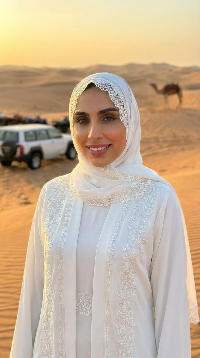 Olivgrünes 4-teiliges Abaya aus Seidensatin mit offener Vorderseite und Kleid, Kimono + Gürtel + Hijab, Schleier für Damen, arabische Frauen