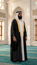ROYAL BLACK ARAB BISHT COAT