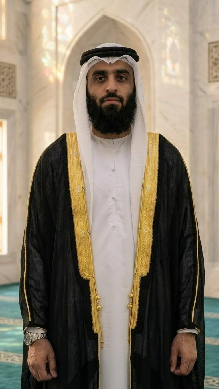 ROYAL BLACK ARAB BISHT COAT