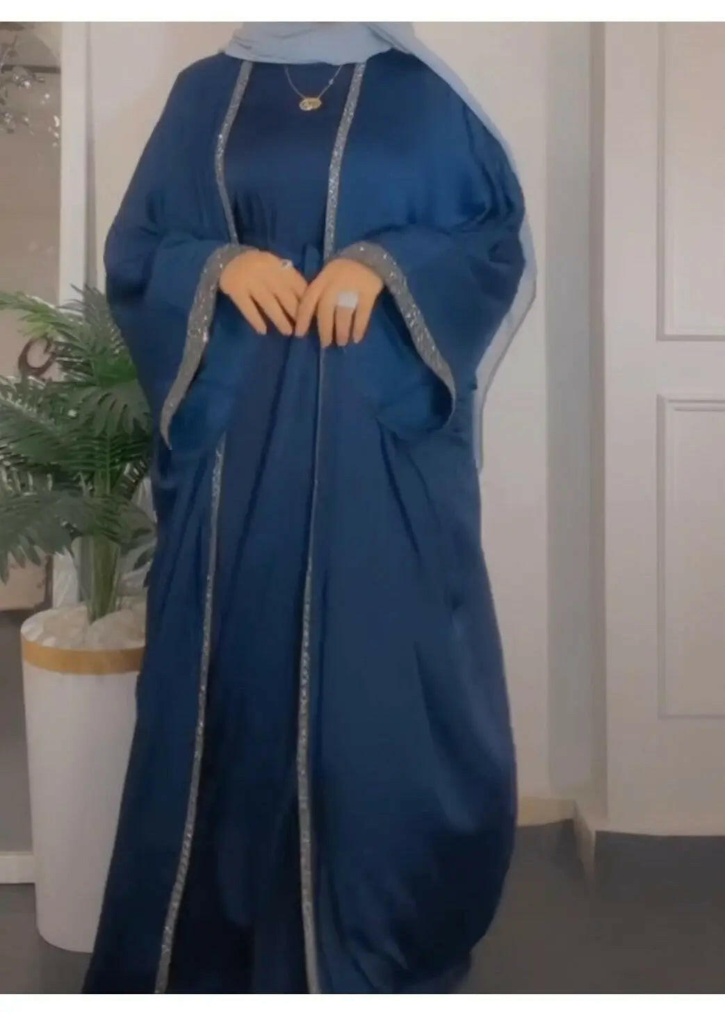 ROYAL BLUE ABAYA ONLINE