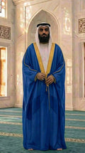 ROYAL BLUE ARAB BISHT ROBE COAT