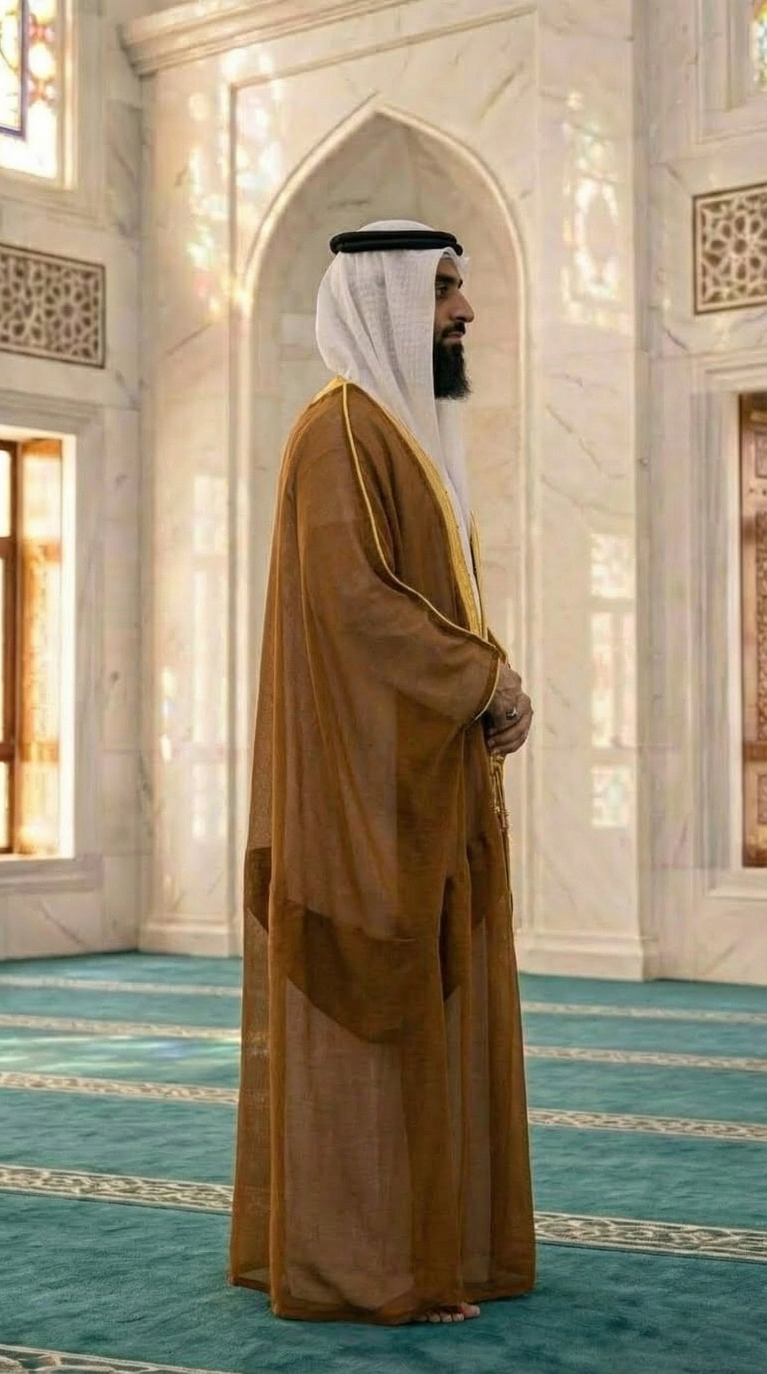 ROYAL BROWN BISHT
