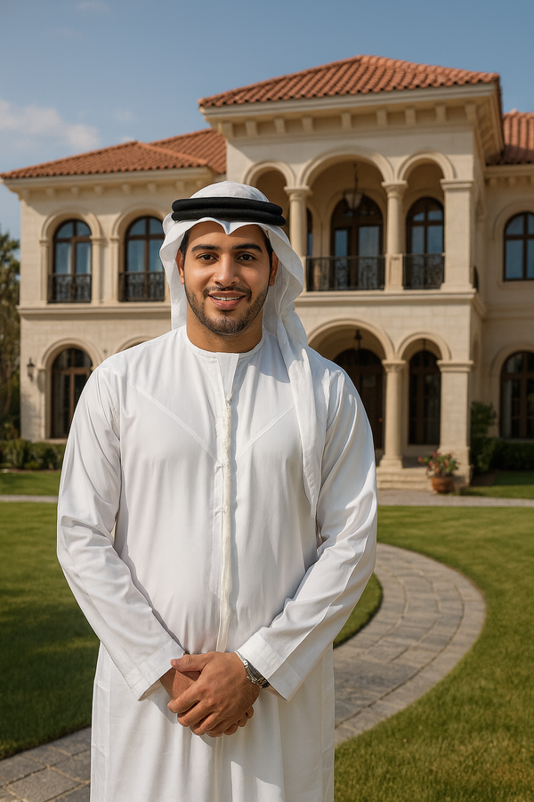 ROYAL DUBAI WHITE EMIRATI KANDURA THOBE