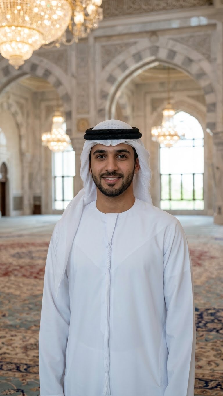 ROYAL DUBAI WHITE EMIRATI KANDURA THOBE