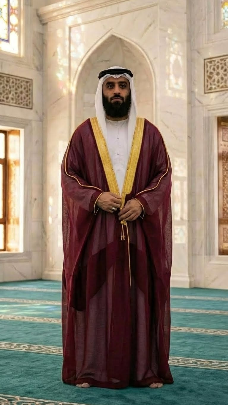 ROYAL RED ARAB BISHT