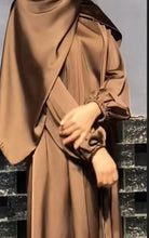 Brown Abaya With Hijab &  Pockets.Modesty Classic. Comfortable.Diamond ABAYA ONLINE