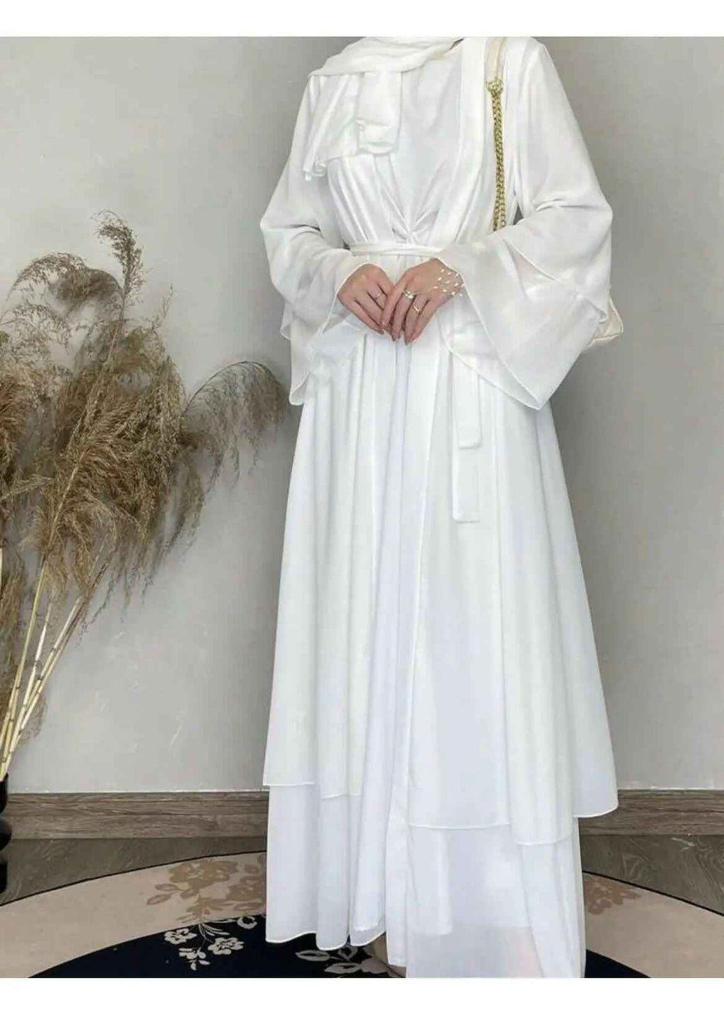 SNOW WHITE ABAYA & HIJAB SET