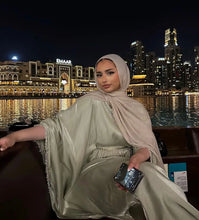 SPEARMINT FLARE ABAYA ONLINE