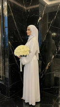 ENDLESS NOOR WHITE BRIDAL ABAYA HIJAB SET