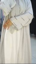 White Glittery Abaya – Elegant & Radiant Modest Abaya ABAYA ONLINE