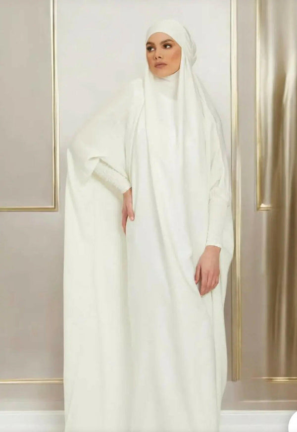 WHITE JILBAB ABAYA ONLINE