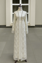 WHITE LACE ABAYA & HIJAB SET - ABAYA ONLINE