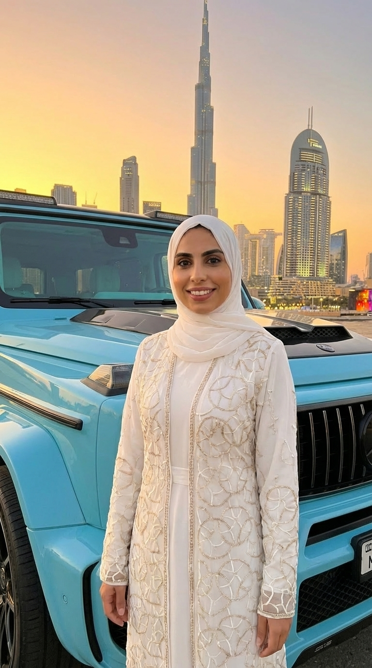 WHITE LACE ABAYA & HIJAB SET