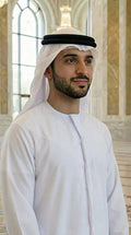 WHITE THOBE EMIRATI KANDURA